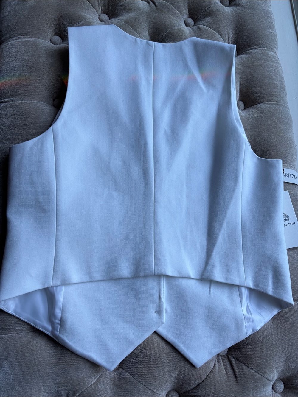 Babaton white Tailored Vest - Picture 3 of 7